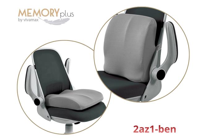 Memóriahabos ülőpárna és deréktámasz (2in1)
